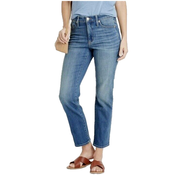 Womens Jeans Size 00 High Rise Slim Straight Fit Cropped Universal Threads🔥 - Picture 1 of 9